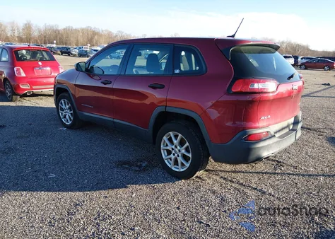 2014 Jeep Cherokee Sport from USA, damaged, VIN 1C4PJMAB8EW318522